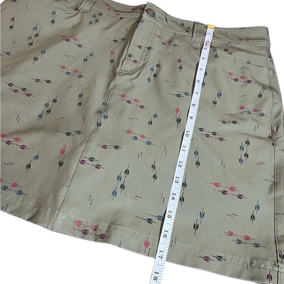 Eddie Bauer Womens Skort olive green Adventurer 2.0 Active size 12 - Picture 11 of 12